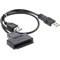 Fabricación de fábrica Blindaje trenzado USB 3,0 a 2,5 "SATA III Extensión de unidad de disco duro externo 22 Pin SSD HDD Cable