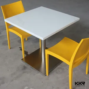 Superficie solida acrilica tavoli e sedie di banchetto