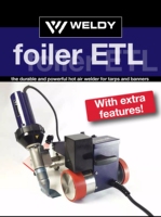 Machine à souder automatique à air chaud Weldy Foiler ETL 20mm/30mm pour bâches PVC à recouvrement, soudeuse de géomembranes et plastiques