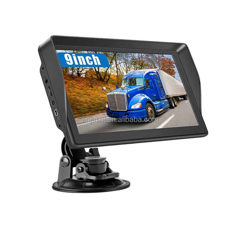 9 Inch Touchscreen Auto Truck Gps Sat Nav Navigatie Huiveren 6.0 256M 8Gb Bt Avin Fm Zender Kaarten Voor Auto Rv Taxi 'S Motor