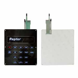 คีย์บอร์ดแบบเมมเบรนกันน้ำพร้อมปุ่มกดโลหะสำหรับแผงกระจกงาน OEM ออกแบบได้ตามต้องการ - Product Image 6