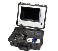 Caméra d'inspection de puits d'huile profond 55mm avec caméra de forage LCD 10 pouces compteur de profondeur