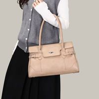 Sacs à main personnalisés en gros, ensemble de sacs fourre-tout vintage en cuir 3 en 1, sac à bandoulière grande capacité pour femme avec porte-monnaie et porte-cartes