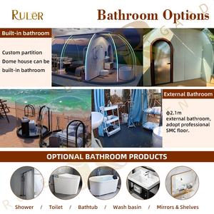 Dôme de glamping en polycarbonate pour l'extérieur, tente de maison - Product Image 3