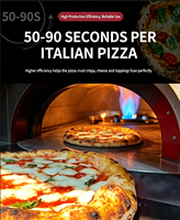 Four à pizza commercial en mosaïque, four à pizza mobile en forme de dôme, four à pizza pour restaurant, pizzeria