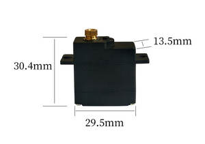 Micro-moteur servo à engrenages métalliques de 17 g pour voiture RC, robot, avion et applications de contrôle de mini-servo de précision - Product Image 6