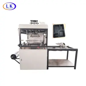 PET PP Nhựa Dùng Một Lần Ăn Trưa Hộp Thực Phẩm <span class=keywords><strong>Container</strong></span> Chân Không Thermoforming Making Machine - Product Image 1