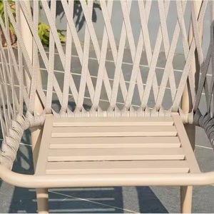 Mobilier de salle à manger Ensemble de tables et chaises 1 table 6 places Mobilier d'extérieur luxueux moderne de haute qualité - Product Image 6