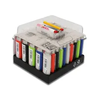 Briquet classique moderne J6 MAXI en plastique, stock USA, avec 50+3 cigarettes pour fête ou fumeurs, modèle J26