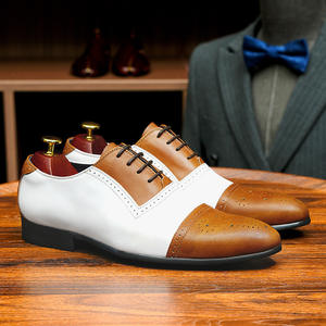 Nouveaux mocassins à semelle épaisse pour hommes, en cuir véritable, confortables et respirants, chaussures en cuir une pièce décontractées, chaussures tendance pour hommes - Product Image 2