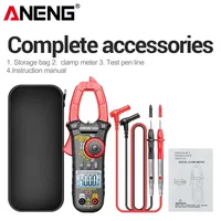 ANENG CM83 Clamp Meter Digital Profesional 1000A Arus AC 4000 Penghitungan Multimeter dengan NCV Hz Kapasitansi Lampu Latar 28mm Jaw