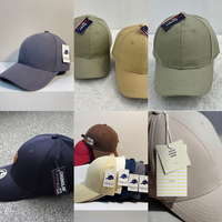 Casquette de baseball en tissu de velours côtelé de haute qualité à 6 panneaux, logo brodé personnalisé, motif uni, unisexe, réglable, sport, 100% polyester