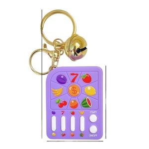 Mini consola de juegos máquina de lotería de frutas consola de juegos <span class=keywords><strong>digital</strong></span> llavero juguete de rompecabezas divertido para niños - Product Image 2