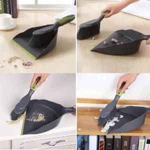 High Quality Colors Available Brush Wholesale Plastic Sweeper Clean Broom And Dustpan Set