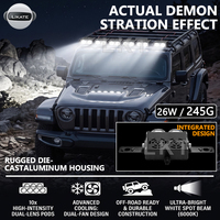Promotion : Feux de calandre LED pour voiture, modifiés, tout-terrain, colorés, étanches, feux de brouillard décoratifs