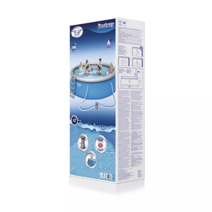 <span class=keywords><strong>Bestway</strong></span>-piscina hinchable <span class=keywords><strong>grande</strong></span> para spa, conjunto de piscina hinchable azul sobre el suelo, 57289 - Product Image 2