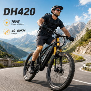 Bicicleta Eléctrica de Montaña DH420 E-MTB 750W DH420 20AH, 50 km/h, 80 km de Autonomía, Diseño Robusto - Product Image 1