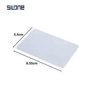 Carte blanche simple de PVC de Smart 13.56Mhz rfid imprimable pour la carte d'identité d'affaires d'imprimante UV