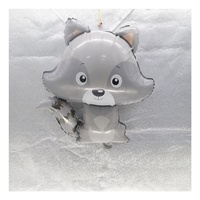 MTF fabrication de ballons gonflables à hélium en feuille de Mylar, décoration de fête avec des animaux de dessin animé