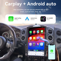 ZWNAV 13.6in Tesla Style Vertical Autoradio Android Stéréo pour Volkswagen Tiguan 2010-2016 Lecteur DVD Audio Vidéo Écran Carplay