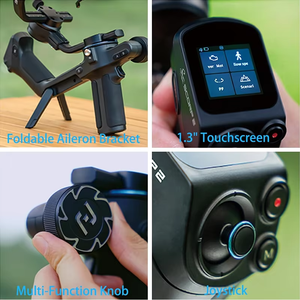 Stabilisateur de caméra Feiyu <span class=keywords><strong>SCORP</strong></span> 2 à 3 axes, stabilisateur portable avec suivi IA pour appareil photo reflex numérique et hybride, 2,5 kg, écran OLED, prise de vue verticale, vlogging - Product Image 4