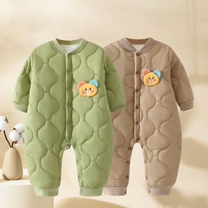 Vente en gros Pyjamas CPC pour bébé en polyester doux et extensible tricotés pour l'automne et l'hiver de 0 à 12 <span class=keywords><strong>mois</strong></span> Vêtements pour nouveau-né - Product Image 1