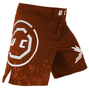 Impresión por sublimación personalizada BJJ jiu jitsu grappling BJJ ropa para hombre MMA shorts