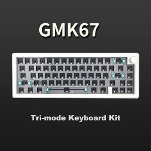 Kit de clavier douanier <span class=keywords><strong>GMK67</strong></span> en gros échange à chaud commutateurs MX joint filaire/sans fil 2.4G 65% claviers périphériques barebone - Product Image 4