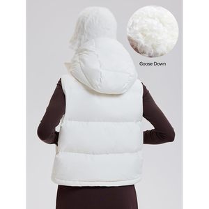Chaleco Corto Acolchado para Mujer FOXA, 800 Fill, Plumón de Ganso Ligero, Sin Mangas, Abrigo de Invierno con Capucha Desmontable - Product Image 4