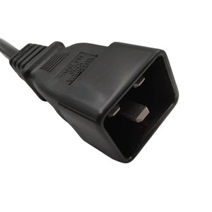 Cable de Alimentación con Bloqueo IEC <span class=keywords><strong>C20</strong></span> Macho a IEC C19 Hembra, 16A 250V, H05VV-F 3G1.5mm², Cable de Alimentación de Servidor de Alta Resistencia para Servidor/UPS - Product Image 2