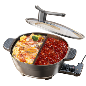 หม้อหุงข้าวไฟฟ้าขนาด 1.8 ลิตร สำหรับใช้ในบ้าน โรงแรม และหม้อไฟฟ้าอเนกประสงค์แบบพกพา - Product Image 2