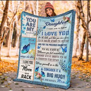 Couverture bébé en flanelle tissée à motifs de lettres d'amour, style américain, personnalisable par sublimation, pour toutes les saisons, vente en gros à prix réduit - Product Image 5