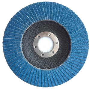 Disque à lamelles en zircone bleue de haute qualité P40-320, abrasif pour meuleuse, support OEM/ODM - Product Image 1