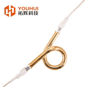 Youhui Ring-shaped Infrared <b>Heating</b> Radiator 39-606mm Semi-gold-plated Single-<b>tube</b> Industrial Use - Product Image 2