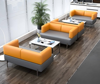 Meubles de bureau modernes de luxe de haute qualité, ensemble de canapé et de chaises pour petit bureau commercial, projet public, vente chaude