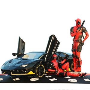 Figura <span class=keywords><strong>de</strong></span> Colección <span class=keywords><strong>de</strong></span> <span class=keywords><strong>Deadpool</strong></span>, Edición Q, <span class=keywords><strong>de</strong></span> Marvel <span class=keywords><strong>X</strong></span>-<span class=keywords><strong>Men</strong></span>, Hecha a Mano en PVC, Adorno para Coche - Product Image 1