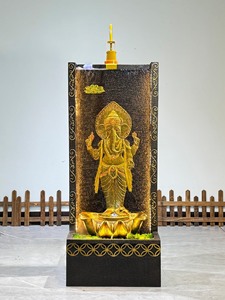 Nueva Estatua de Elefante Divino con Fuente de Agua LED Fluida para Decoración de Interiores, Escena Acuática, Decoración de Entrada - Product Image 6