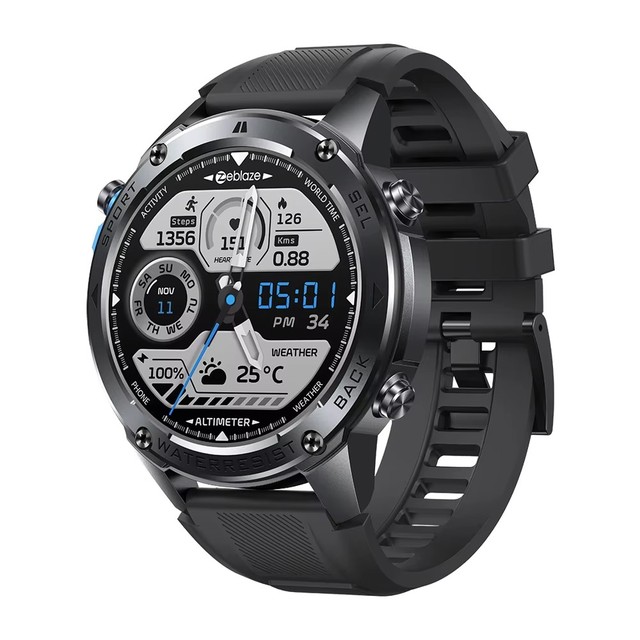 Zeblaze Stratos 2 Ultra GPS Smartwatch 1.43'' Watch Built-in Dual-band GNSS Voice Calling Barometric Altimeter 10 ATM Compass
