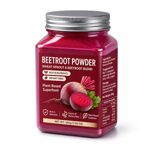 Poudre de Betterave Biologique en Gros Marque Privée OEM, Extrait de Jus de Betterave de Haute Qualité, Ingrédient Alimentaire en Vrac - Product Image 2
