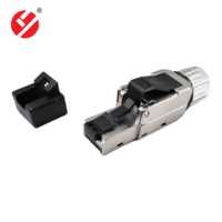 Connecteur RJ45 sans outil Cat6A/6/5E FTP STP pour terminaison sur site, idéal pour le câblage réseau et l'assemblage de cordons de brassage