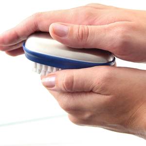 Jabón de lavado de manos que elimina olores de acero inoxidable 2 en 1 con caja de cepillo de limpieza de uñas de 180 - Product Image 1