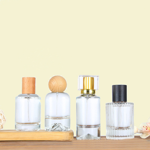 Thickened Clear <b>Glass</b> Perfume Spray <b>Bottle</b> Travel Portable <b>Empty</b> Vial Cosmetics Liquid Dispensing <b>Bottle</b> - Product Image 1