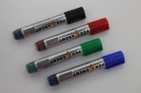 4 pièces ensemble droit liquide Type non toxique alcool stylo marqueur permanent couleur internationale étanche pour une utilisation de bureau sur papier