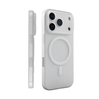 Funda de teléfono de cobertura completa a prueba de golpes suave de silicona Real magnética de círculo fino de lujo para iPhone 17 Pro Max Plus