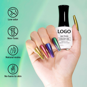 Esmalte de Uñas en <span class=keywords><strong>Gel</strong></span> con Brillo Degradado de Color Cambiante, Profesional, al por Mayor, de Marca Privada, con Efecto Cromo, UV, Removible - Product Image 2