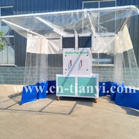 Station de préparation de peinture mobile Offre Spéciale Armoire de peinture en PVC Cabine de pulvérisation portable