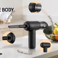 Soplador de Polvo Portátil con Tecnología de Chorro, Recargable y Duradero, para una Limpieza Profunda de Teclados de Computadora Sin Puntos Ciegos