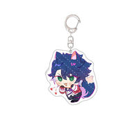 Gantungan Kunci Akrilik Telinga Hewan Kawaii Game Honkai Star Rail Blade Kafka Dan Heng Jingyuan, Liontin Tas, Dekorasi Tas, Hadiah untuk Penggemar