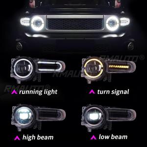 Luz Diurna para Toyota Land Cruiser FJ 2007-2020, Lámpara Impermeable, Ensamblaje de Faro Delantero, Pieza de Modificación - Product Image 4