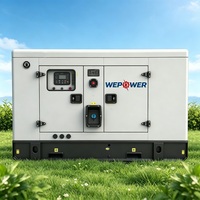 Générateur diesel silencieux portable 20kw 30kw 100kw 200kw 50/80/100/120/150KVA Démarrage automatique 50/60Hz avec option ATS Groupe électrogène à châssis ouvert